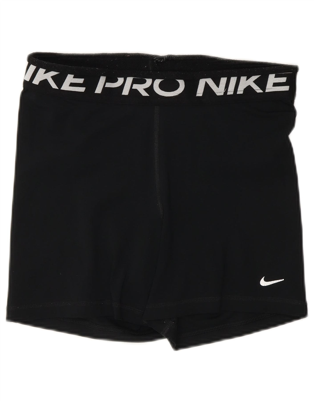 NIKE Womens Dri Fit Graphic Sport Shorts Medium  Black