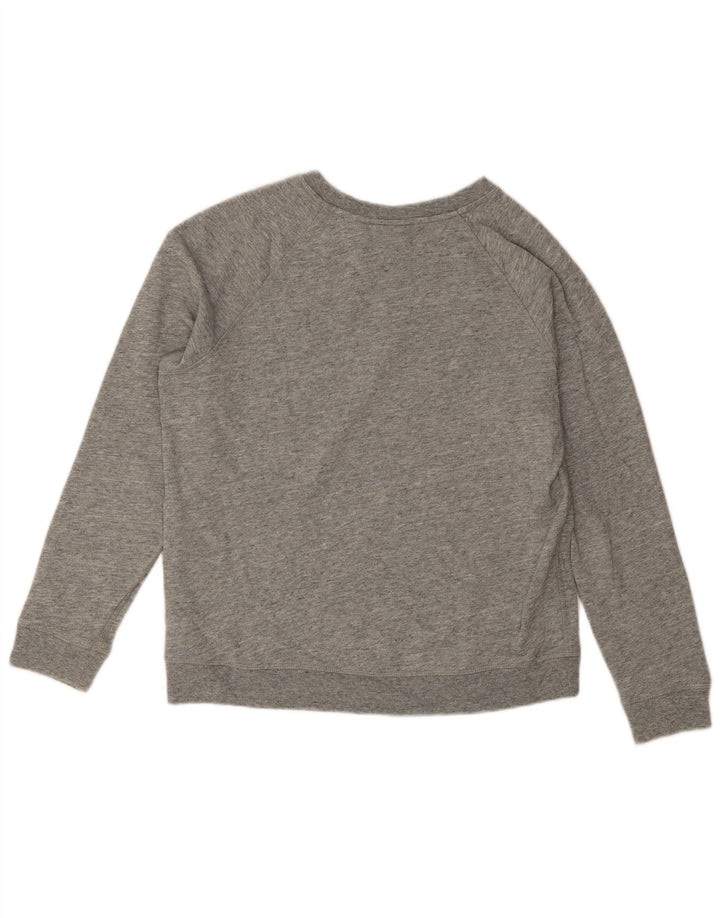 Levi's Womens Graphic Sweatshirt Jumper UK 16 Large Grey Cotton