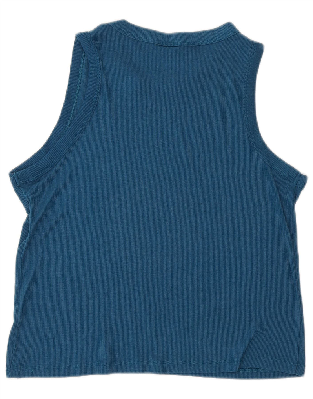 Champion Womens Graphic Vest Top UK 12 Medium Blue Polyester