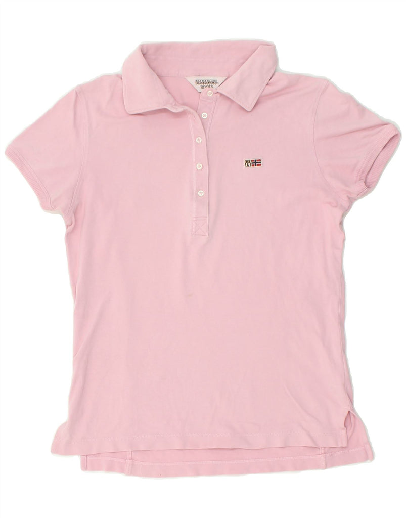 NAPAPIJRI Womens Polo Shirt UK 18 XL Pink Cotton | Vintage Napapijri | Thrift | Second-Hand Napapijri | Used Clothing | Messina Hembry 