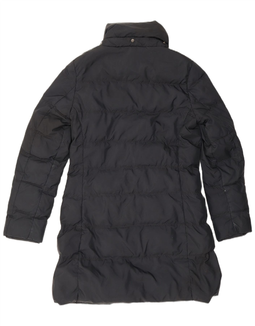 Tommy Hilfiger Womens Padded Coat UK 14 Medium Navy Blue Polyester