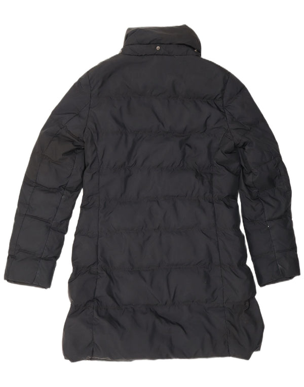 Tommy Hilfiger Womens Padded Coat UK 14 Medium Navy Blue Polyester