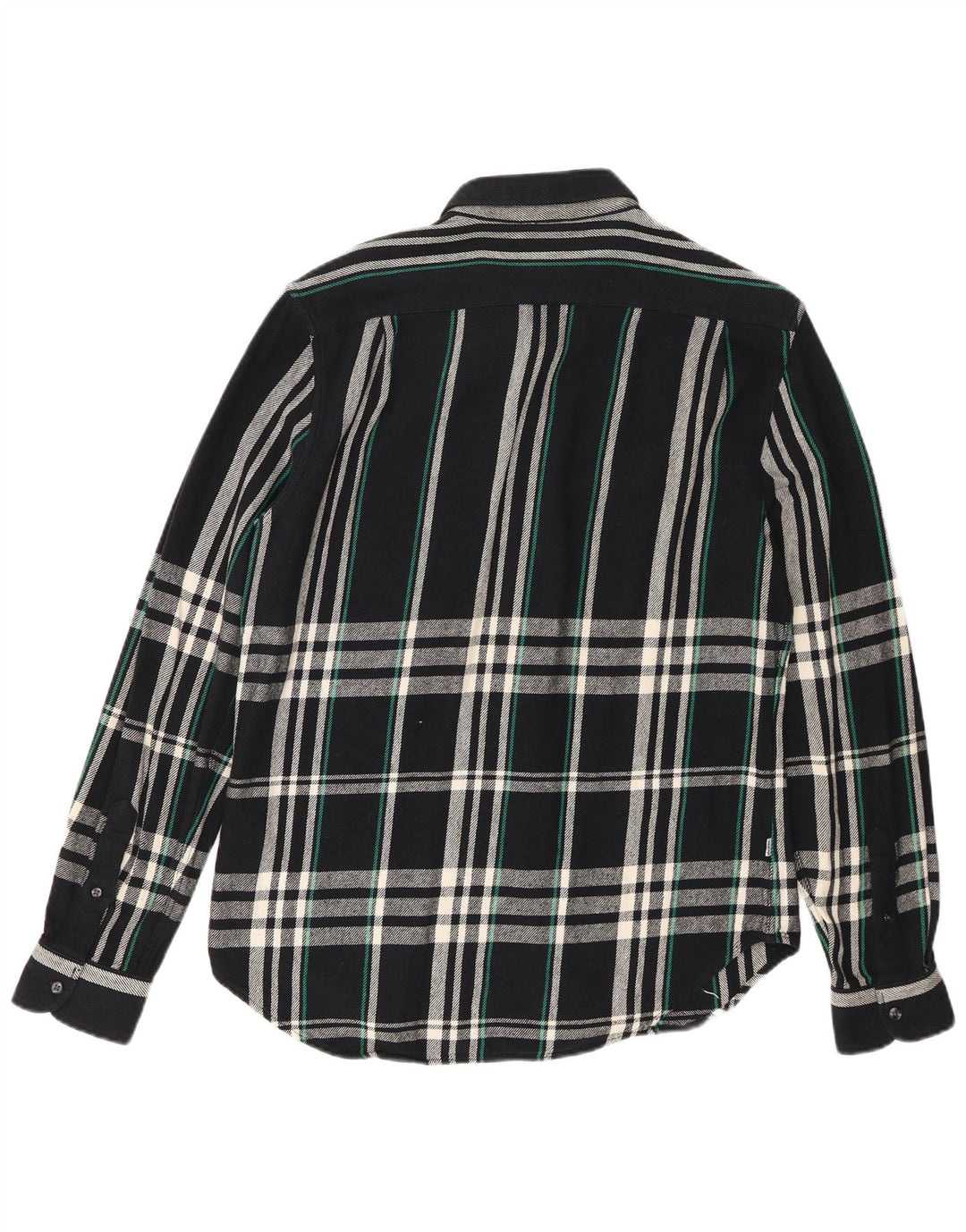 Levi's Mens Slim Fit Flannel Shirt Medium Navy Blue Check