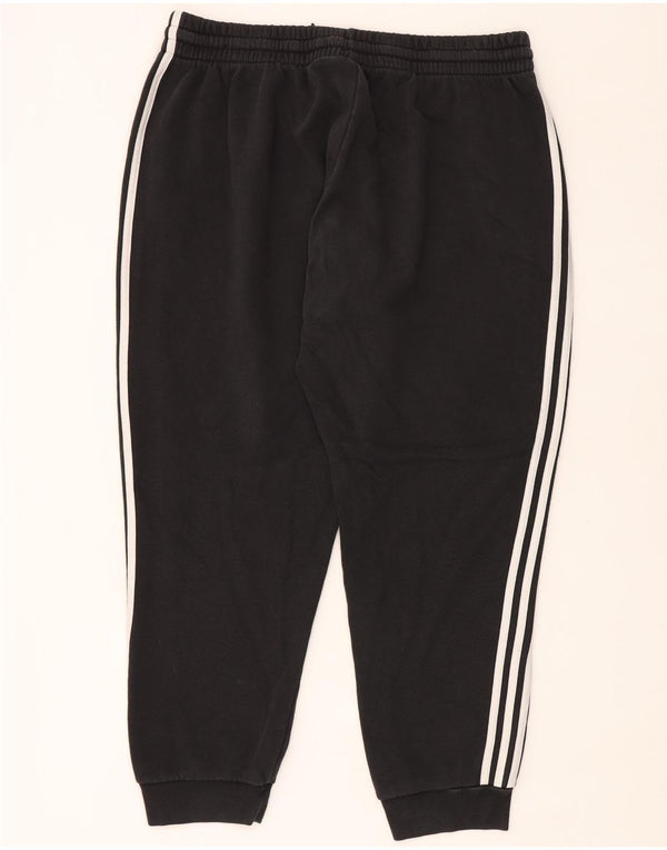 Adidas Mens Tracksuit Trousers Joggers 2XL Black Cotton