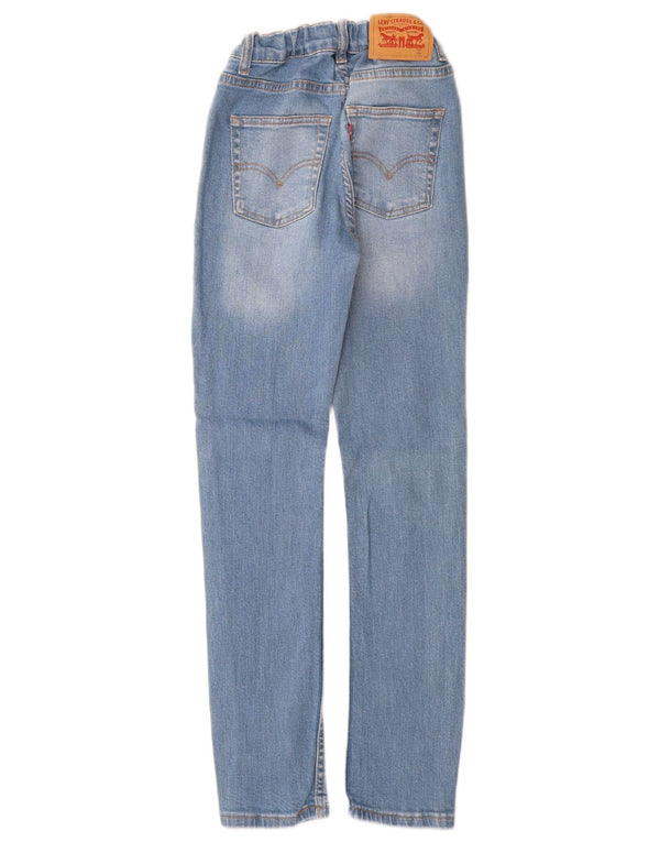 Levi's Girls Super Skinny Jeans 11-12 Years W24 L28 Blue Cotton