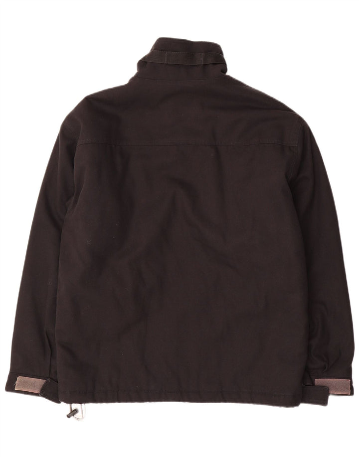 Energie Mens Windbreaker Jacket UK 36 Small Black Colourblock Polyester