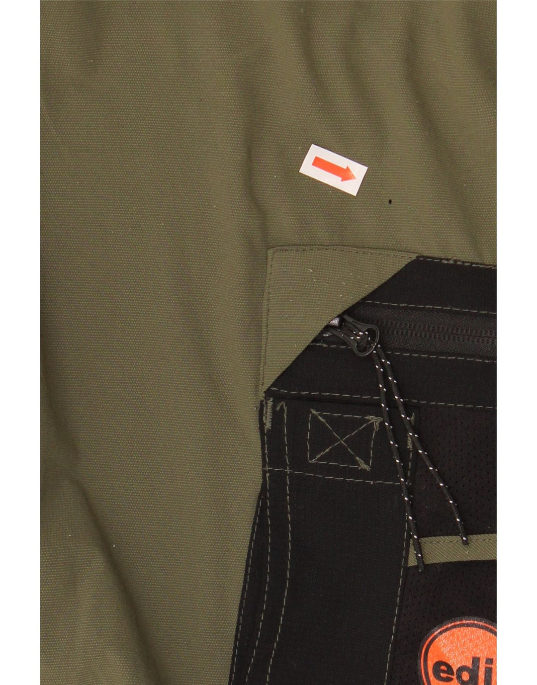 Vintage Mens Graphic Cargo Shorts Large W34  Khaki Colourblock