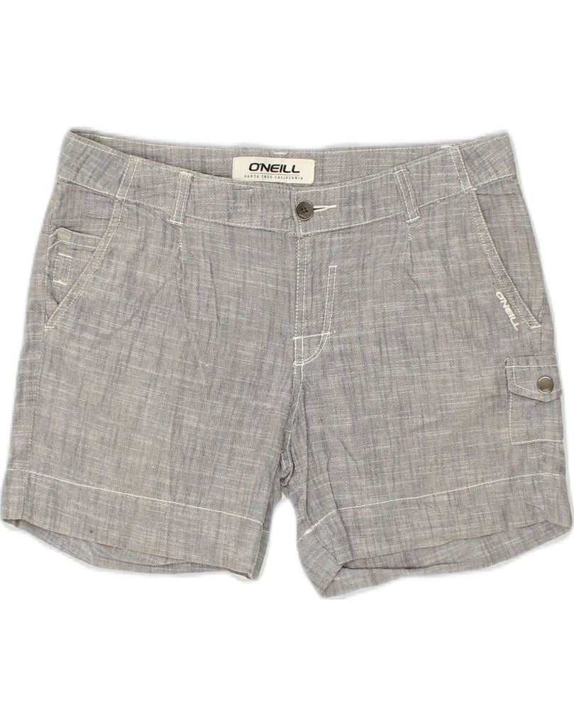 O'NEILL Womens California Casual Shorts W27 Small  Grey Cotton | Vintage O'Neill | Thrift | Second-Hand O'Neill | Used Clothing | Messina Hembry 