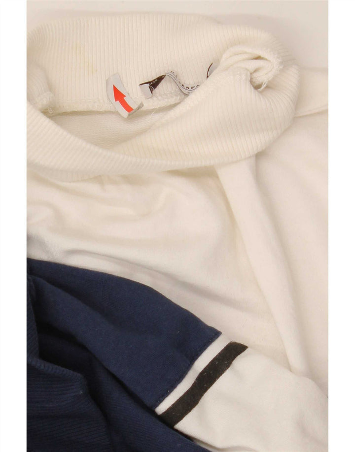 Zara Mens Trafaluc Graphic Sweatshirt Jumper Medium White Colourblock