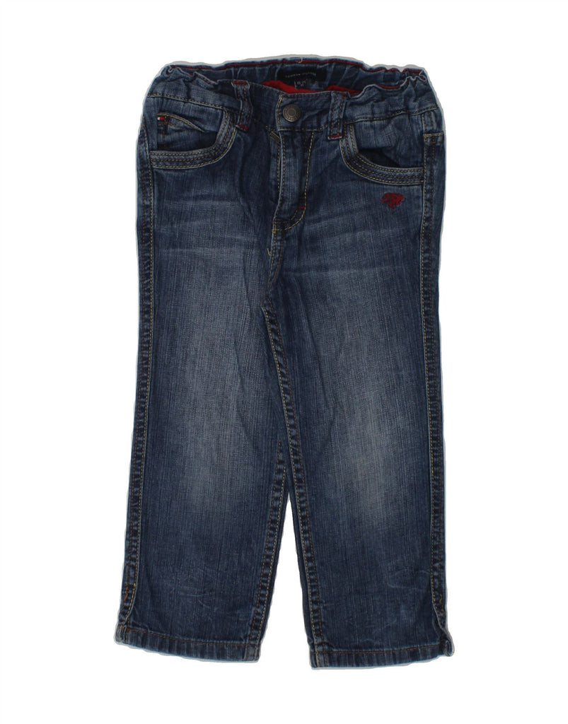 TOMMY HILFIGER Baby Boys Straight Jeans 18-24 Months W18 L12 Navy Blue | Vintage Tommy Hilfiger | Thrift | Second-Hand Tommy Hilfiger | Used Clothing | Messina Hembry 