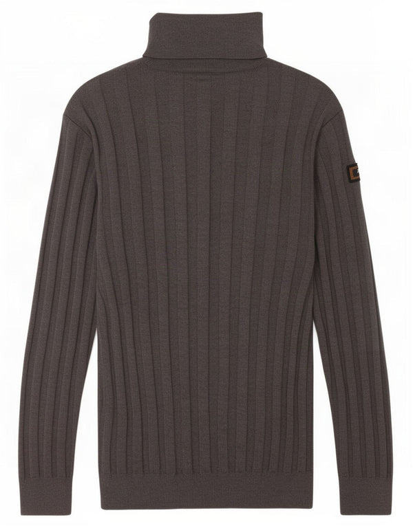 Paul & Shark Womens Yachting Roll Neck Jumper Sweater 2XL Grey Virgin Wool