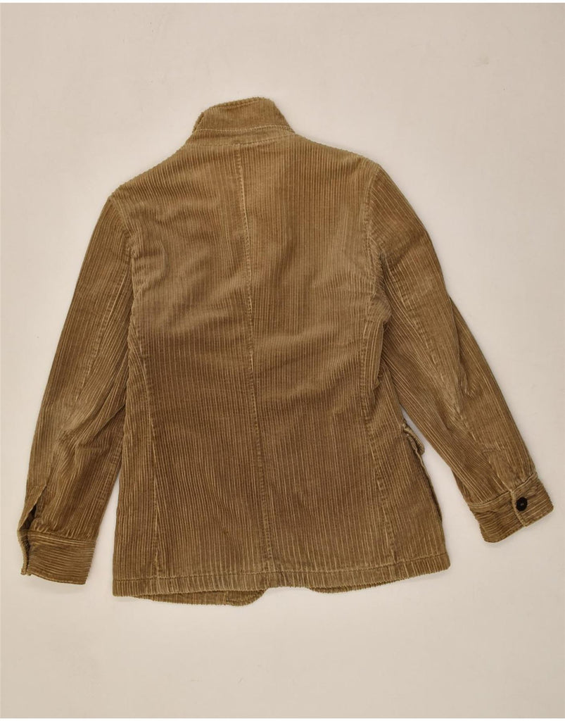 BENETTON Mens Corduroy Jacket IT 48 Medium Brown Cotton | Vintage Benetton | Thrift | Second-Hand Benetton | Used Clothing | Messina Hembry 