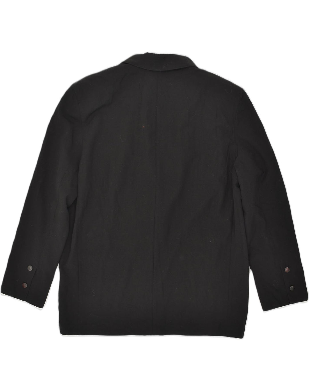 NAZARENO GABRIELLI Womens 1 Button Blazer Jacket UK 18 XL Black Polyester | Vintage Nazareno Gabrielli | Thrift | Second-Hand Nazareno Gabrielli | Used Clothing | Messina Hembry 