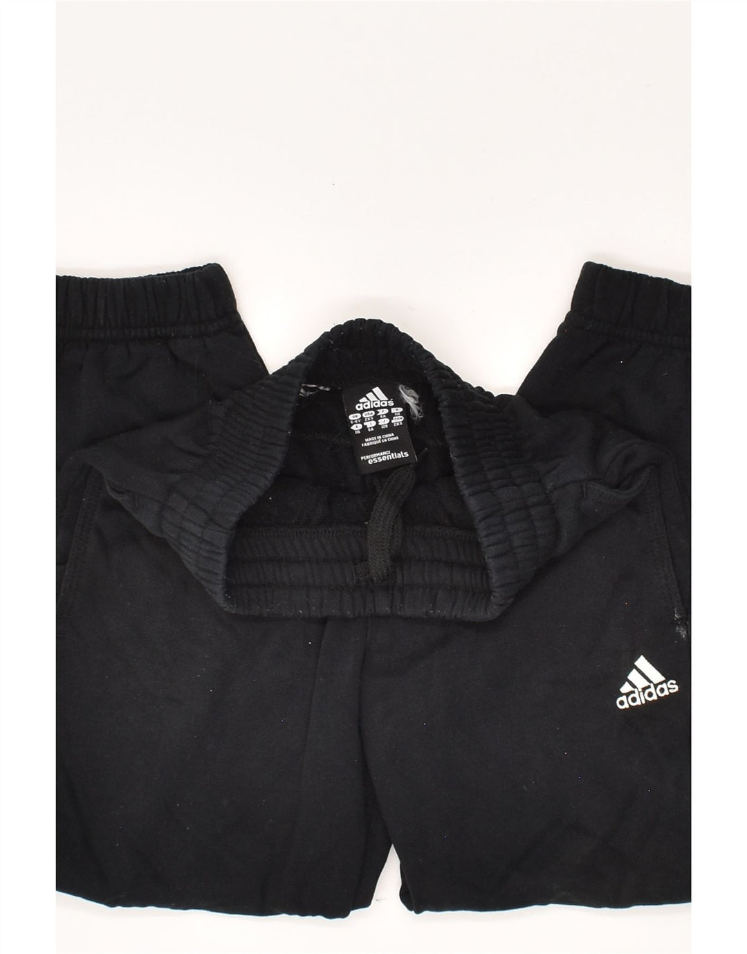 ADIDAS Boys Tracksuit Trousers Joggers 5-6 Years Black | Vintage Adidas | Thrift | Second-Hand Adidas | Used Clothing | Messina Hembry 