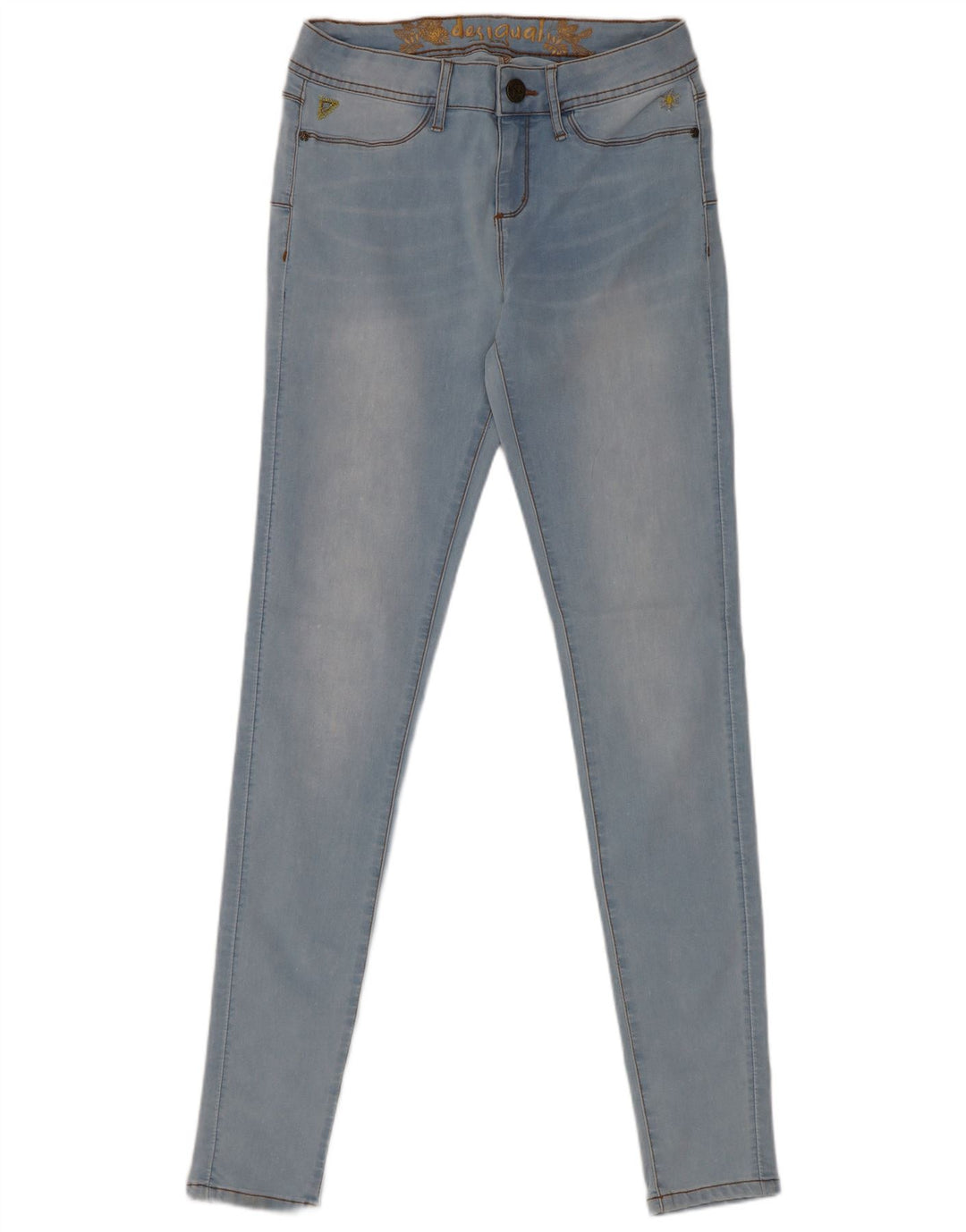 Desigual Womens Skinny Jeans W27 L31 Blue