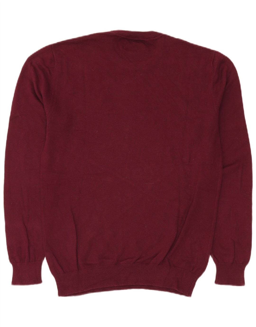Jack Wills Mens Crew Neck Jumper Sweater Small Maroon Cotton