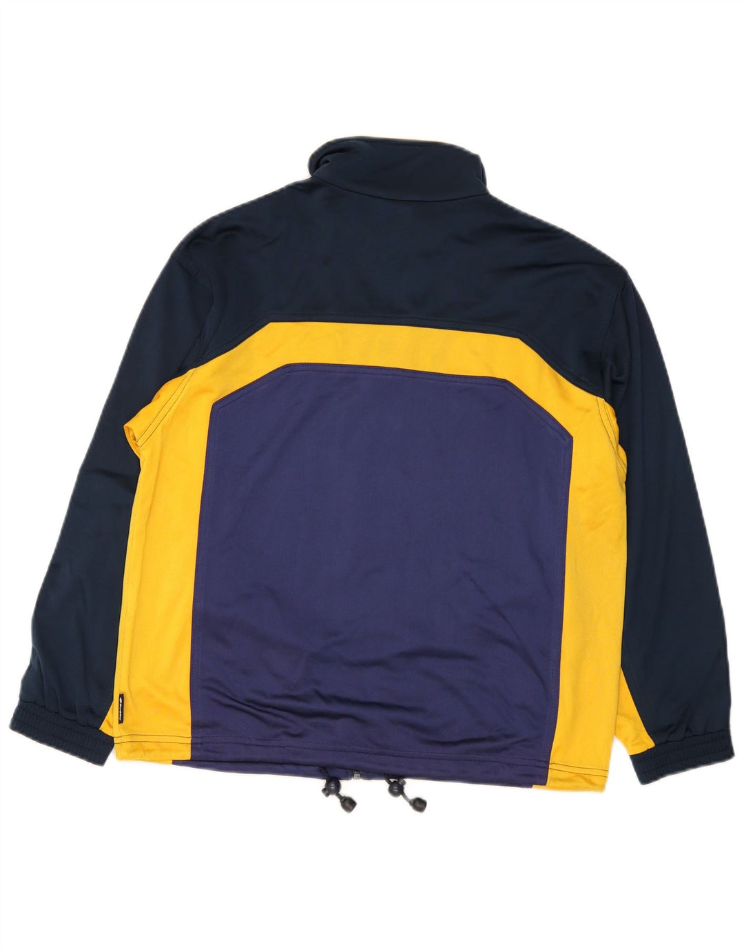 Lotto Womens Tracksuit Top Jacket UK 22 3XL Navy Blue Colourblock Polyester