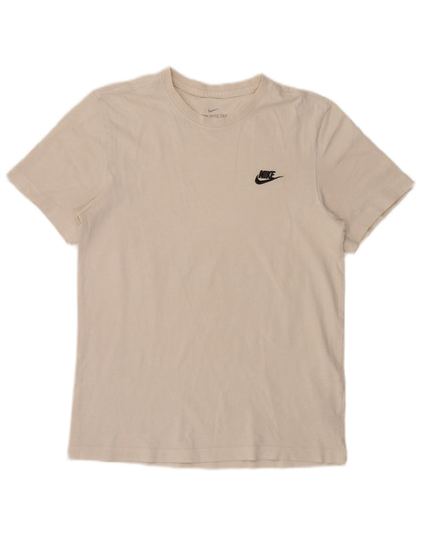Nike Mens T-Shirt Top Small White Cotton