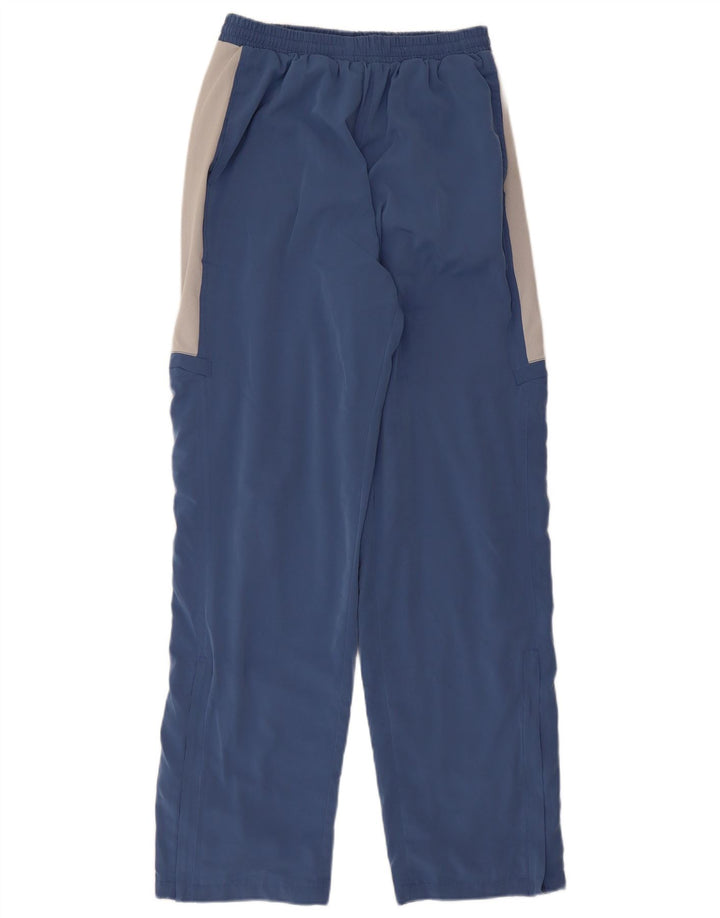 LOTTO Womens Tracksuit Trousers UK 12 Medium Blue Colourblock Polyester