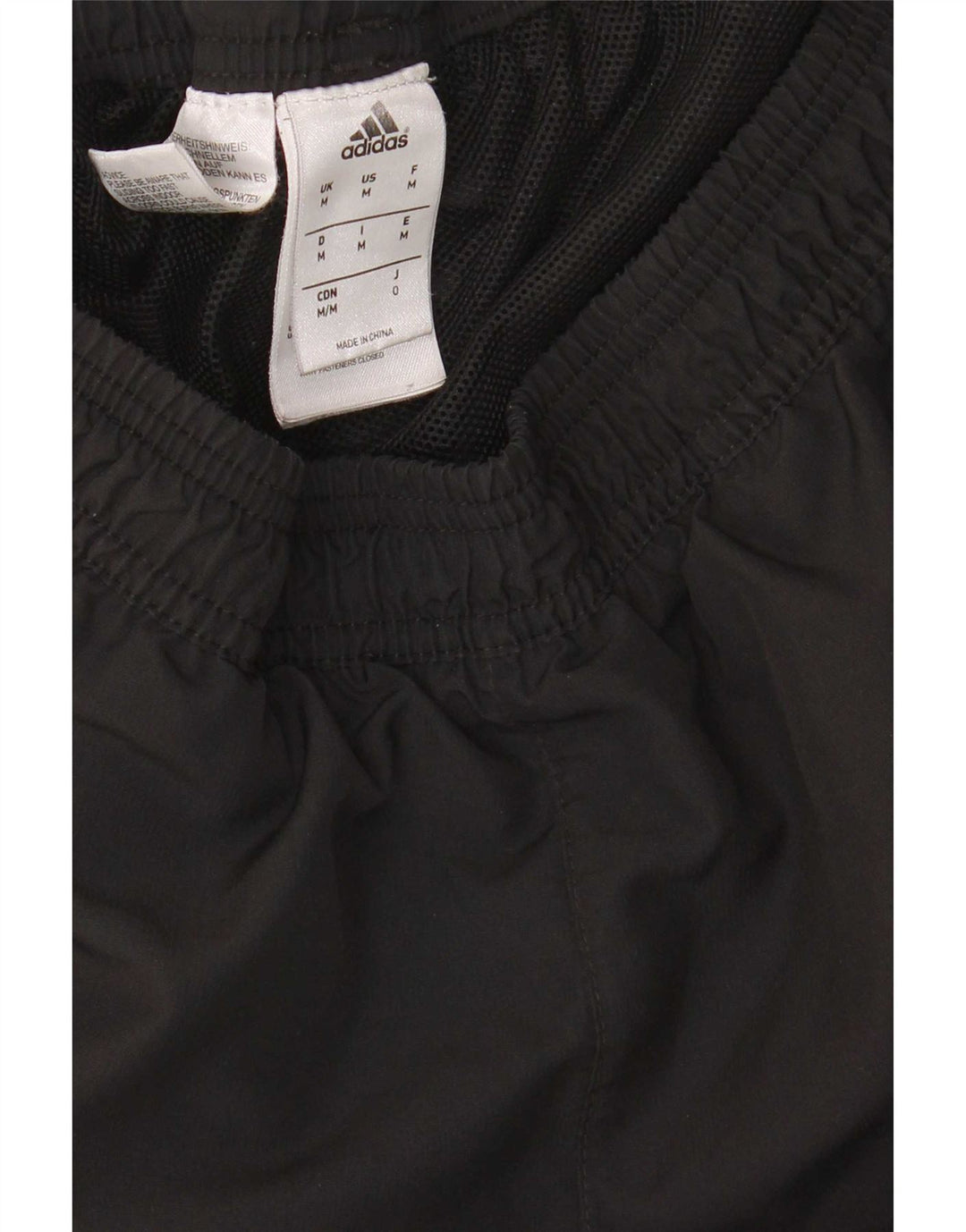 Adidas Mens Tracksuit Trousers Joggers Medium Black Colourblock Polyester