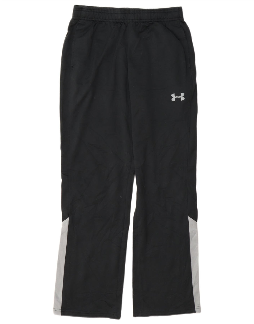 Under Armour Boys Tracksuit Trousers 11-12 Years Large Grey Colourblock