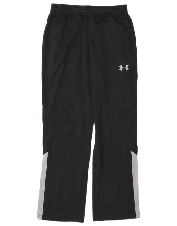 Under Armour Boys Tracksuit Trousers 11-12 Years Large Grey Colourblock