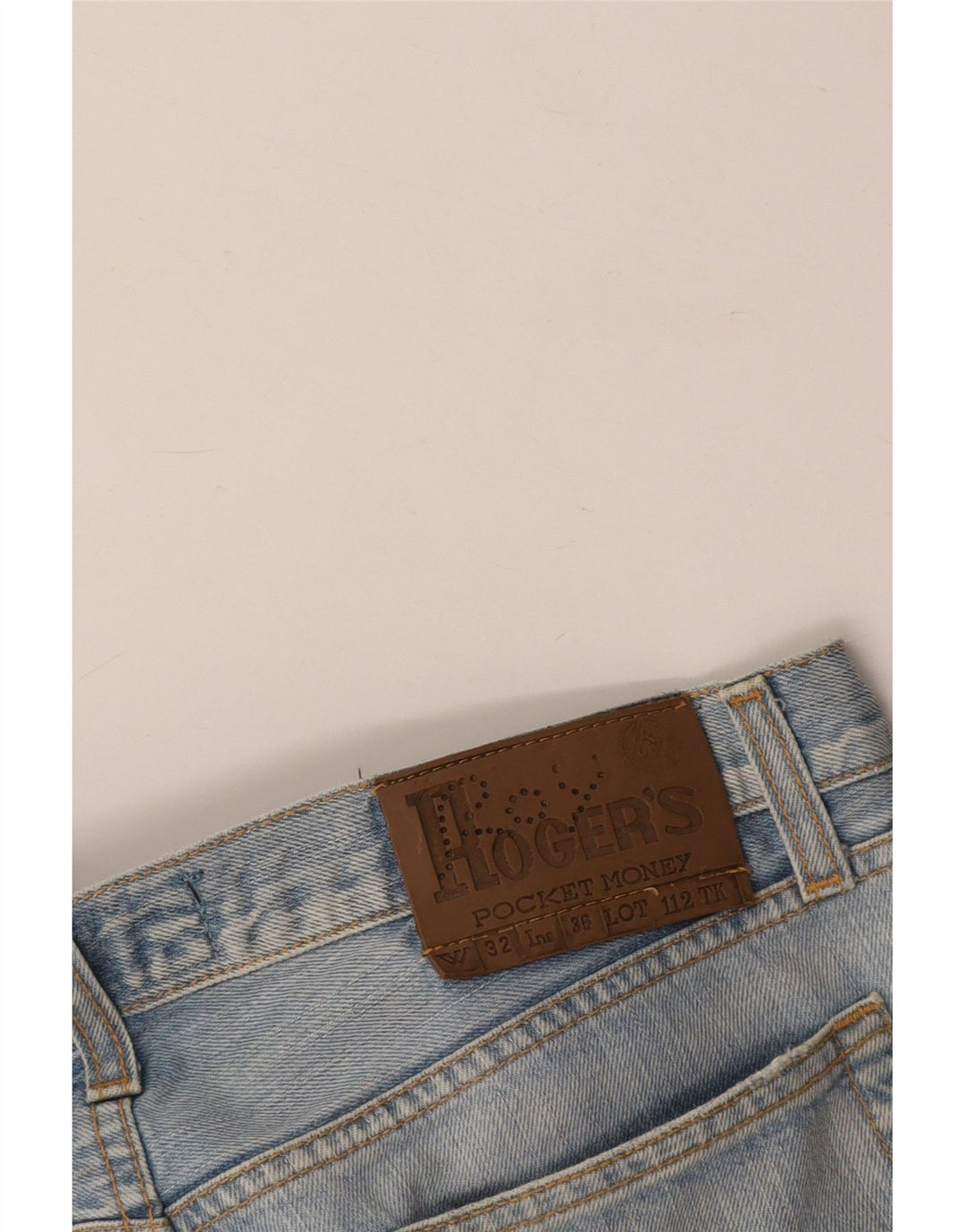 ROY ROGERS Mens Distressed Straight Jeans W32 L30 Blue