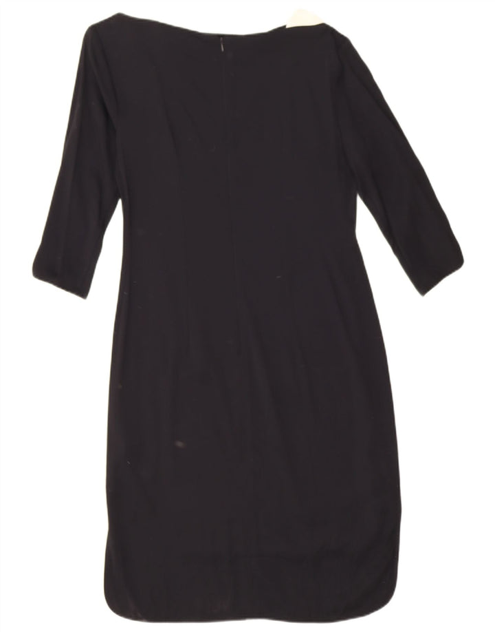 French Connection Womens Sheath Dress UK 12 Medium Black Colourblock