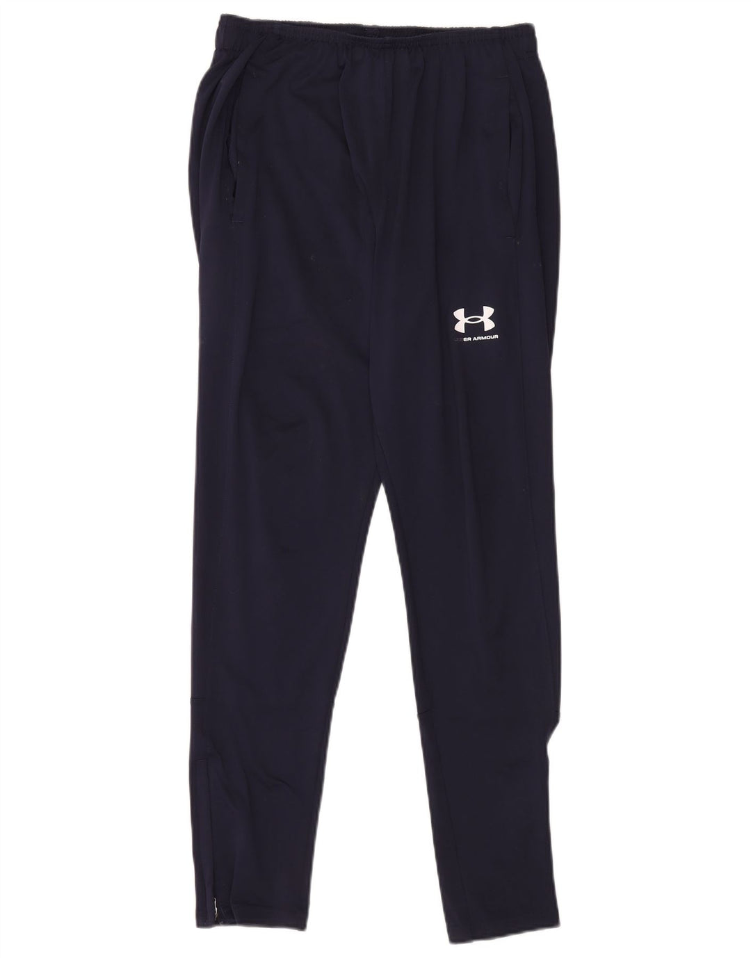 Under Armour Mens Tracksuit Trousers Medium Navy Blue Polyester