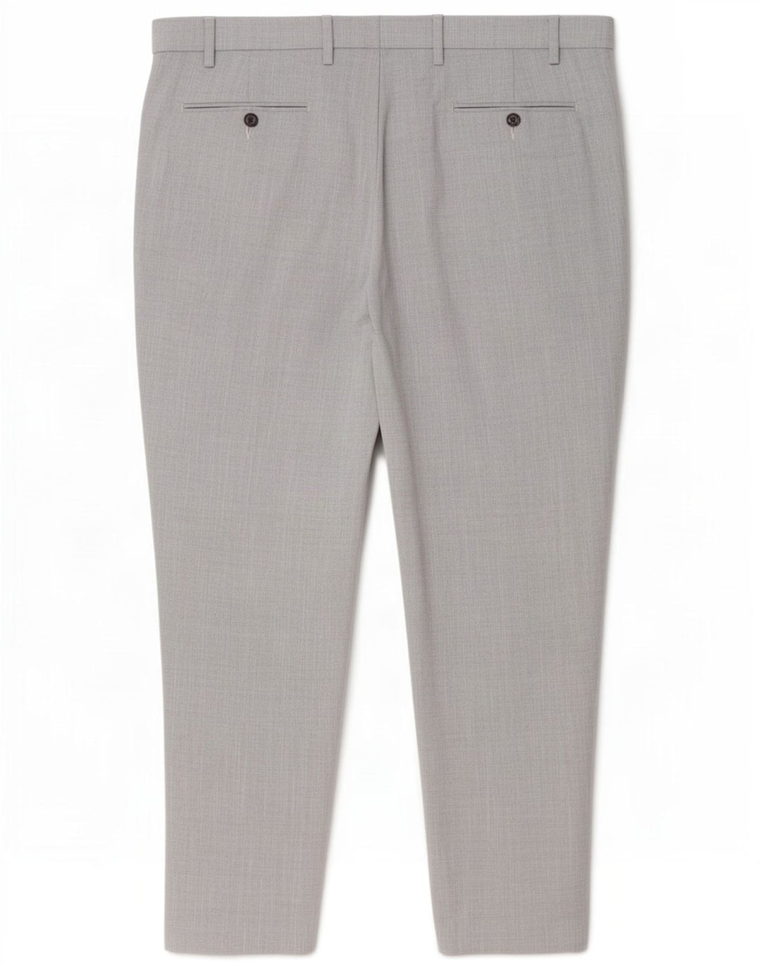 Marks & Spencer Mens Slim Suit Trousers W44 L31 Grey Polyester