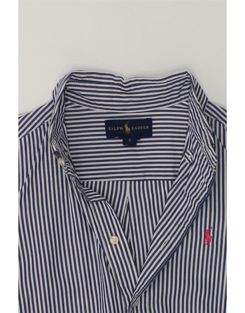 RALPH LAUREN Boys Shirt 5-6 Years Blue Striped Cotton | Vintage Ralph Lauren | Thrift | Second-Hand Ralph Lauren | Used Clothing | Messina Hembry 