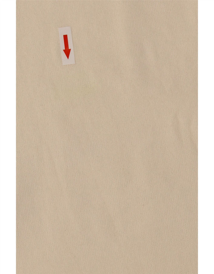Zara Womens Long Sleeve Maxi Dress UK 12 Medium Off White Viscose