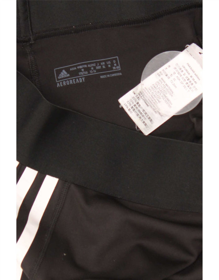 Adidas Womens Aeroready Leggings UK 12/14 Medium  Black Polyester