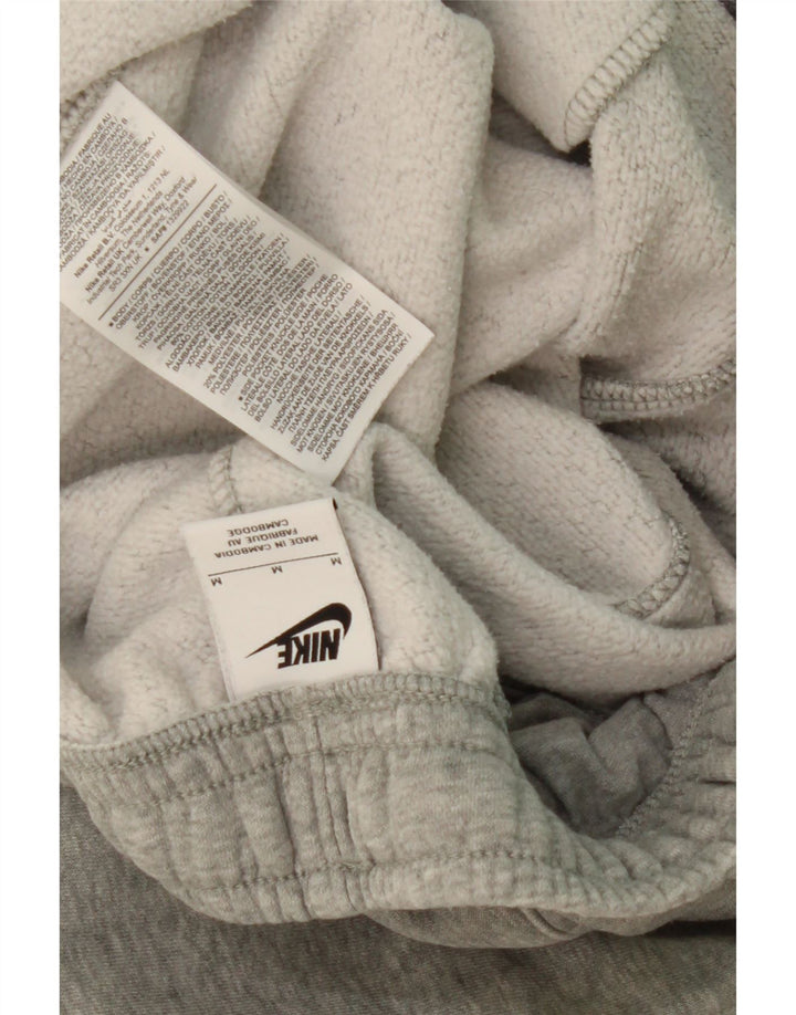 NIKE Mens Tracksuit Trousers Joggers Medium Grey Cotton