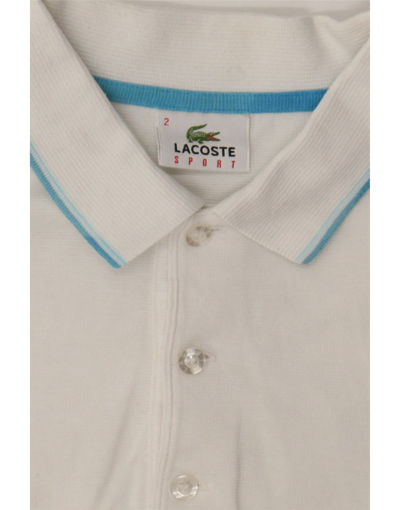LACOSTE Mens Polo Shirt Size 2 XS White Cotton Vintage Lacoste and Second-Hand Lacoste from Messina Hembry 