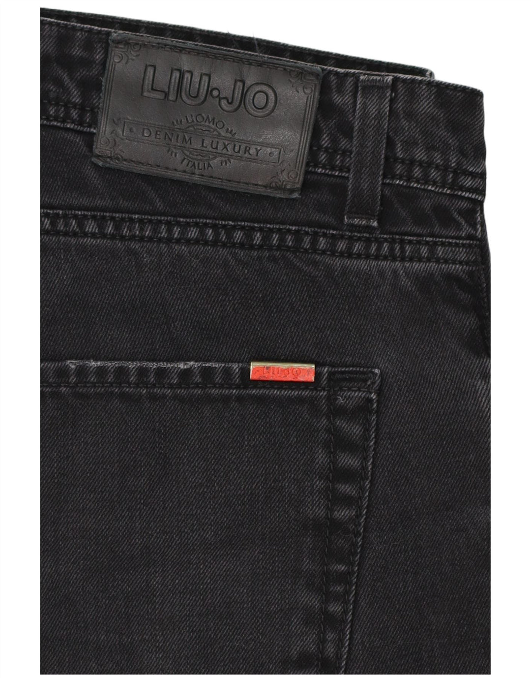 LIU JO Mens Slim Jeans W34 L30 Black