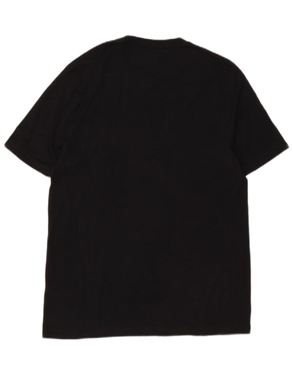 Dkny Mens Graphic T-Shirt Top Small Black Cotton