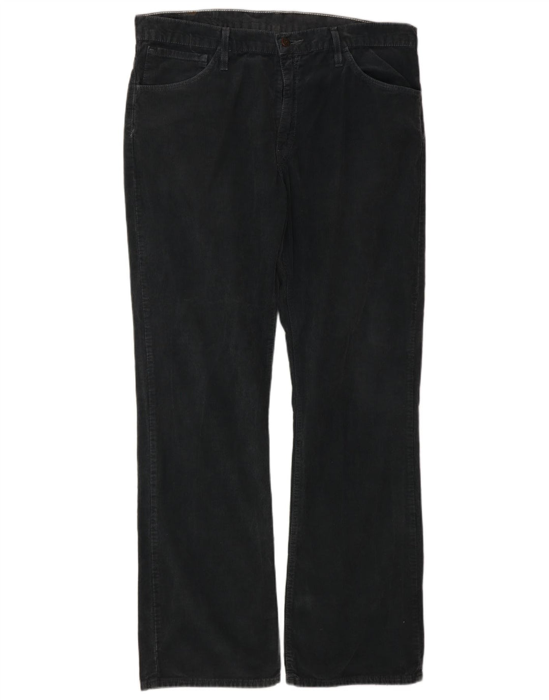 LEVI'S Mens 507 Bootcut Corduroy Trousers W36 L34 Grey Cotton Classic