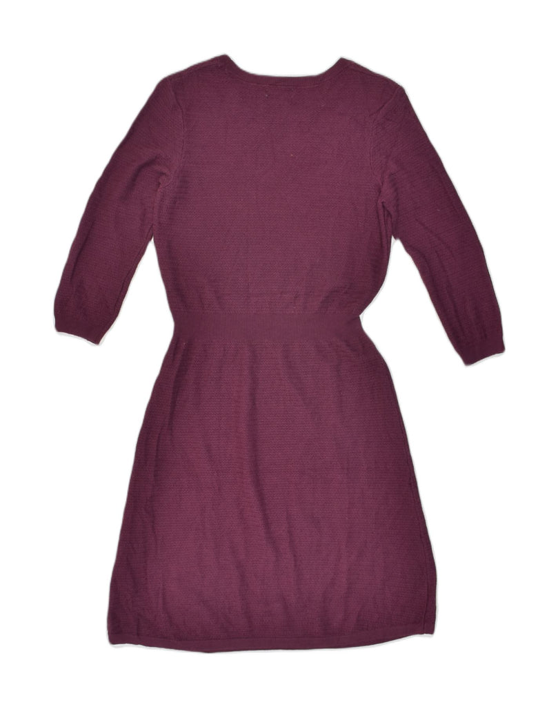 FAT FACE Womens Jumper Dress UK 8 Small Purple Cotton | Vintage Fat Face | Thrift | Second-Hand Fat Face | Used Clothing | Messina Hembry 