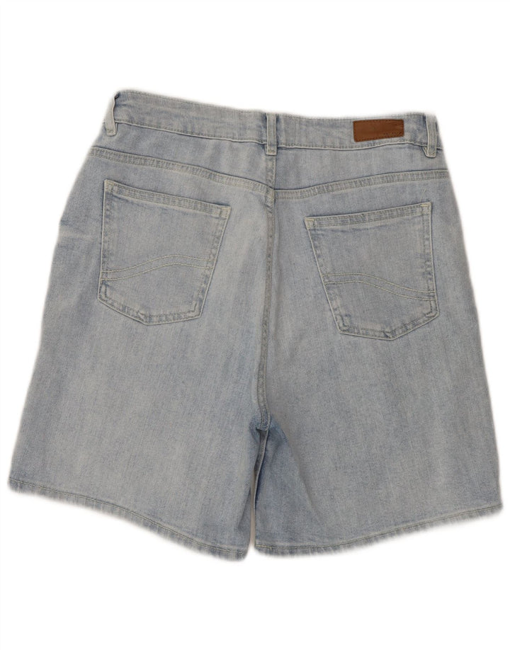 Fat Face Womens Denim Shorts UK 12 Medium W30  Blue Cotton