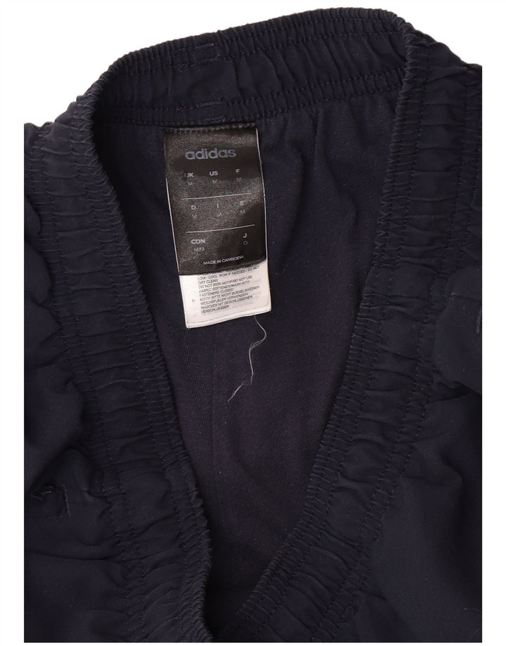 Adidas Mens Tracksuit Trousers Joggers Medium Navy Blue Polyester