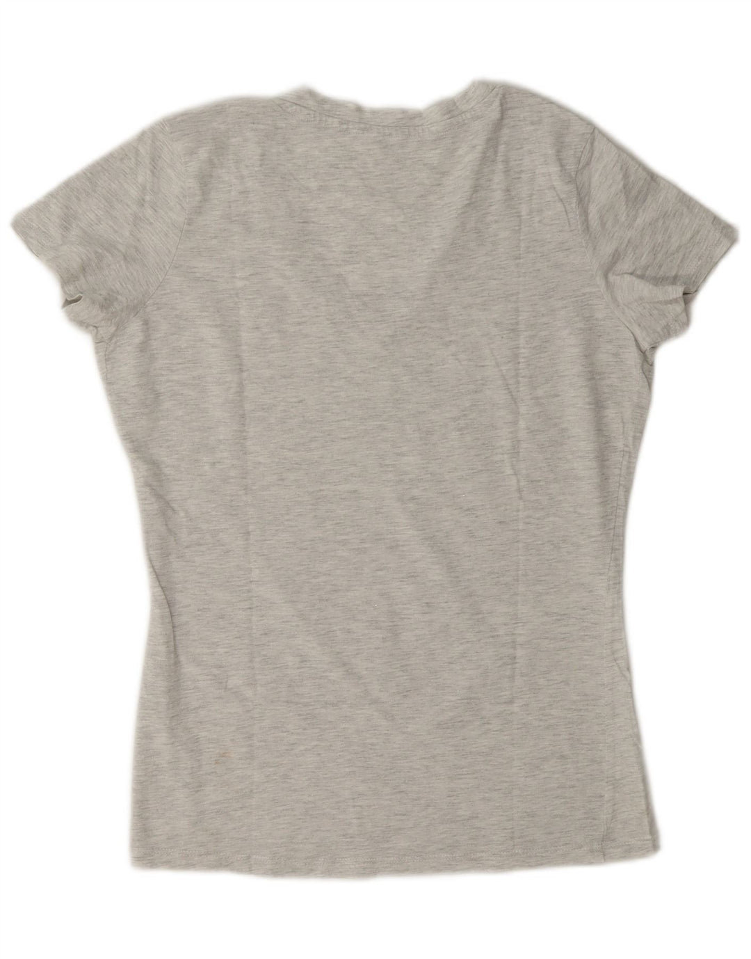 Guess Womens Graphic T-Shirt Top UK 14 Medium Grey Flecked