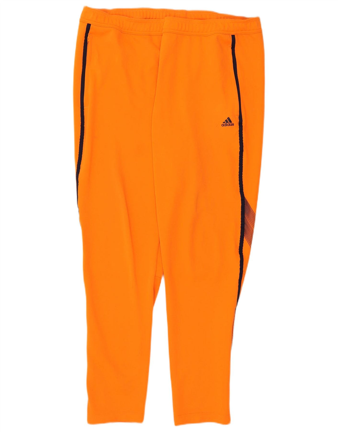 ADIDAS Mens Climalite Tracksuit Trousers XL  Orange Colourblock Polyester