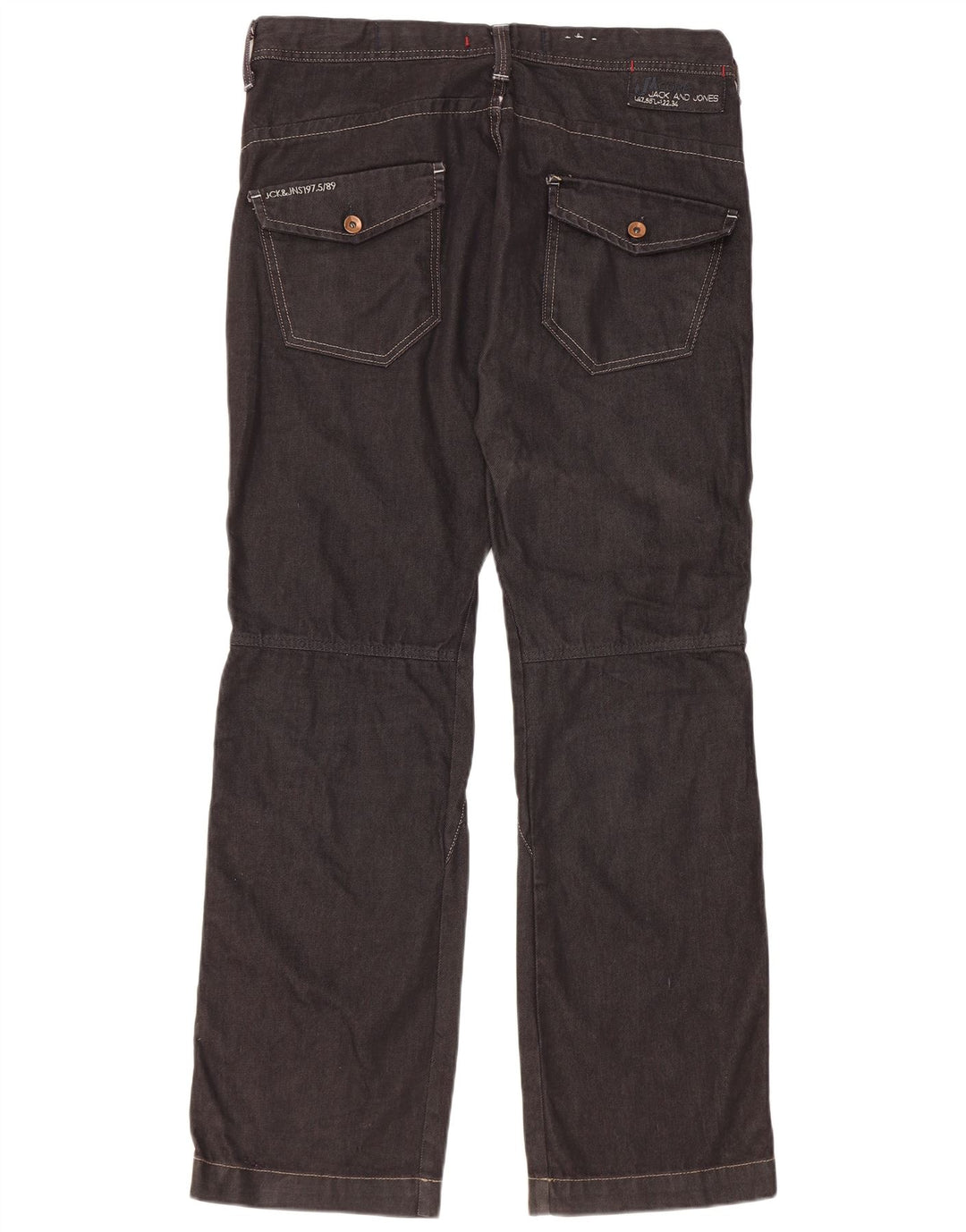 Jack & Jones Mens Loose Jeans W36 L34 Navy Blue Cotton