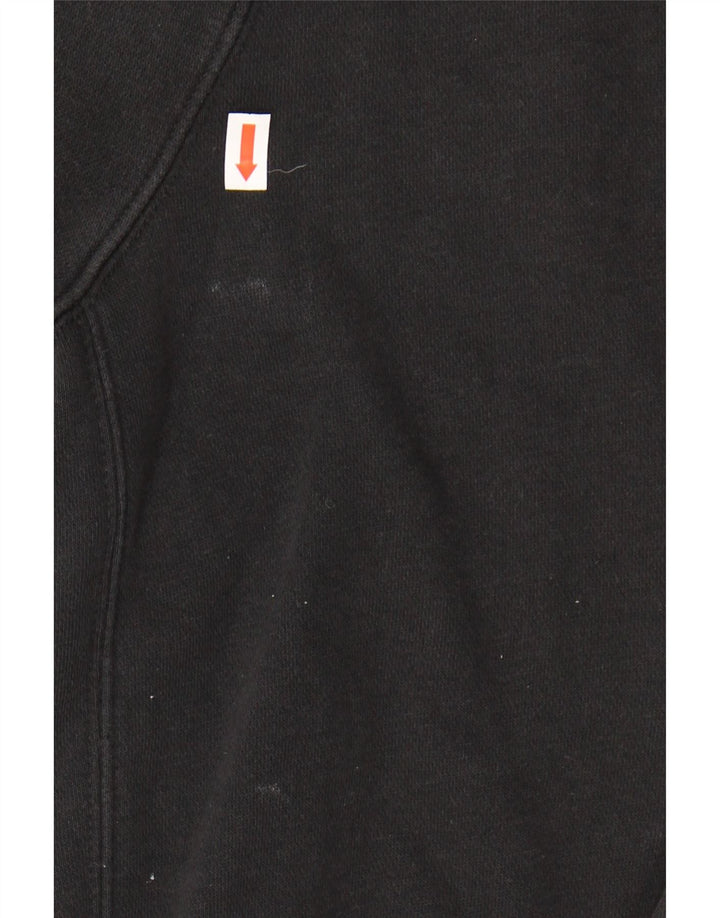 NIKE Mens Hoodie Jumper 2XL Black Cotton