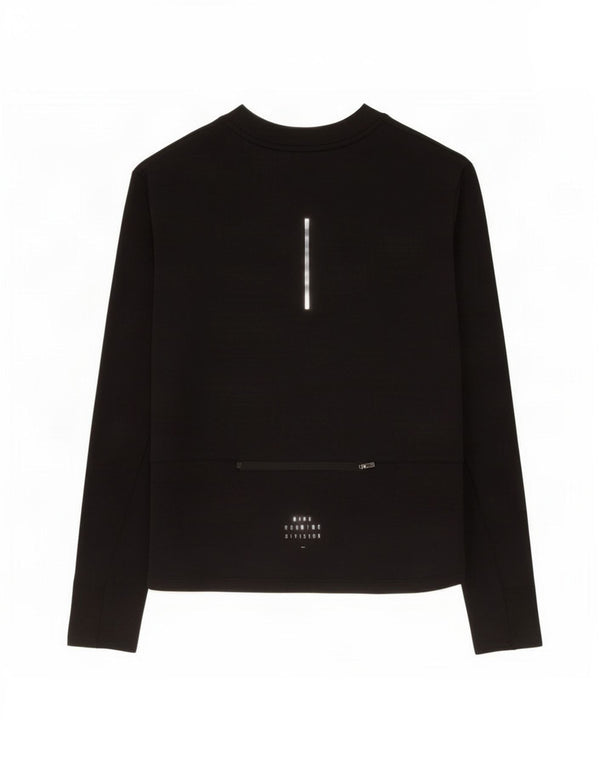 Nike Womens Dri Fit Top Long Sleeve UK 16 Large Black