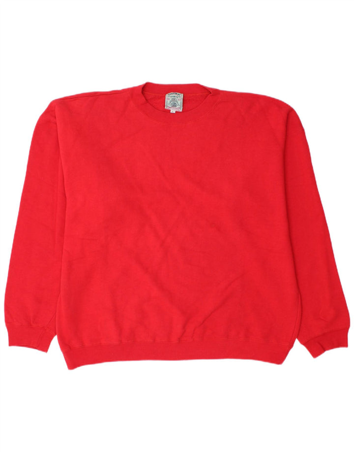 Broadway Mens Sweatshirt Jumper Large Red Cotton