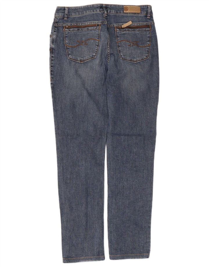 Trussardi Womens Slim Jeans W27 L28 Blue Cotton