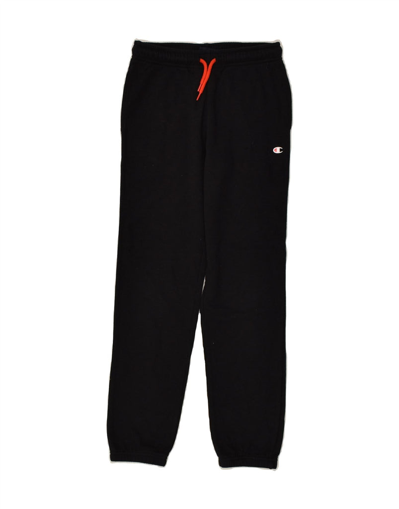 CHAMPION Boys Tracksuit Trousers Joggers 9-10 Years Medium  Black Cotton | Vintage Champion | Thrift | Second-Hand Champion | Used Clothing | Messina Hembry 