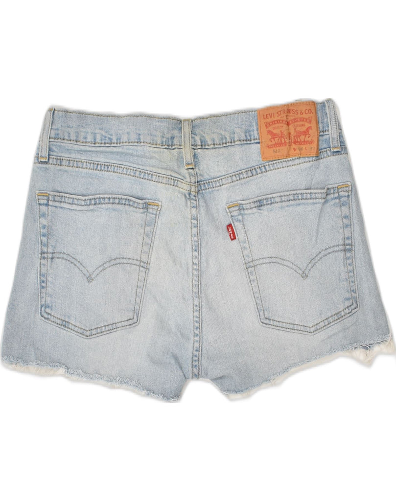 LEVI'S Womens 510 Denim Hot Pants W30 Medium Blue Cotton | Vintage Levi's | Thrift | Second-Hand Levi's | Used Clothing | Messina Hembry 